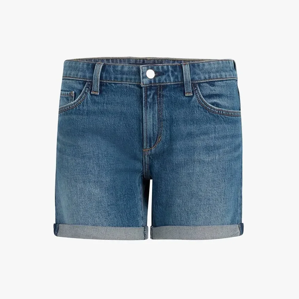 NEW Joes Jeans 5” Cuffed Jean Shorts Stretch Mid-Rise Denim Womens 28 $118